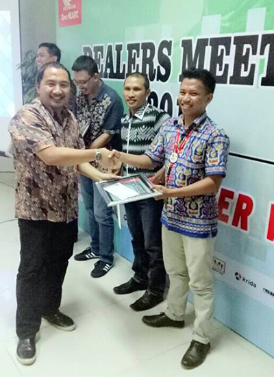 NUSANTARA SAKTI MANADO Sebagai Best Contribution Sport 2016 Area Sulawesi Utara, Gorontalo dan Maluku Utara