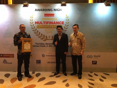 NSC FINANCE The Best Financial Performance Multifinance Company 2016 Category Asset between RP. 1 - 5 Trillion
